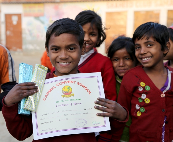 Ajeet with Prizes and Certificate